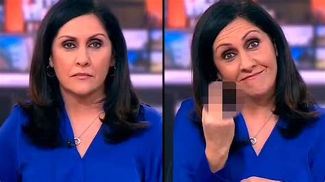 Viewers stunned as BBC presenter unexpectedly gives the finger live on air