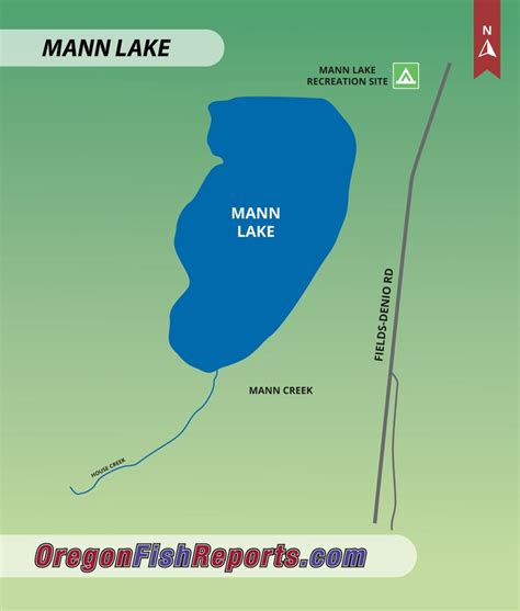 Mann Lake - Fish Reports & Map