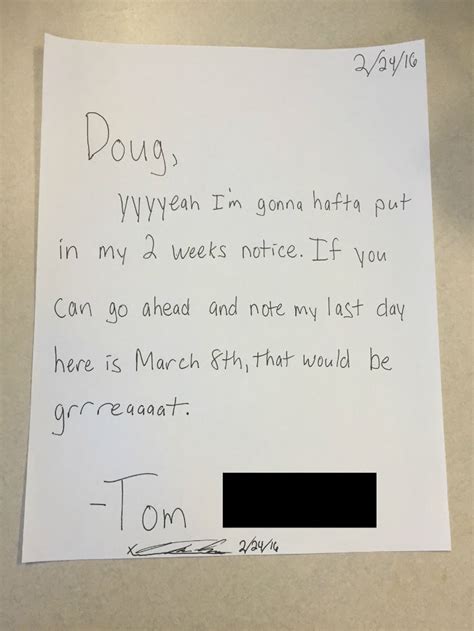 35 Hilariously Funny Resignation Letters