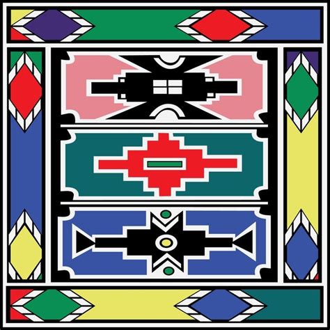 Ndebele Artwork Free Vector Download | FreeImages