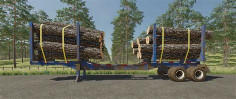 Timber Logger Trailer v 1.0 ⋆ FS22 mods