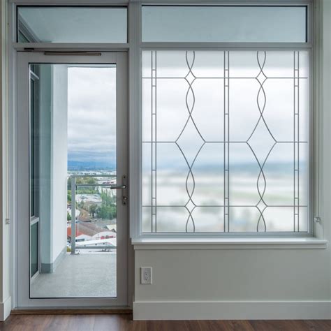 Allure Leaded Glass | Privacy Window Film (Static Cling) | Window Film World