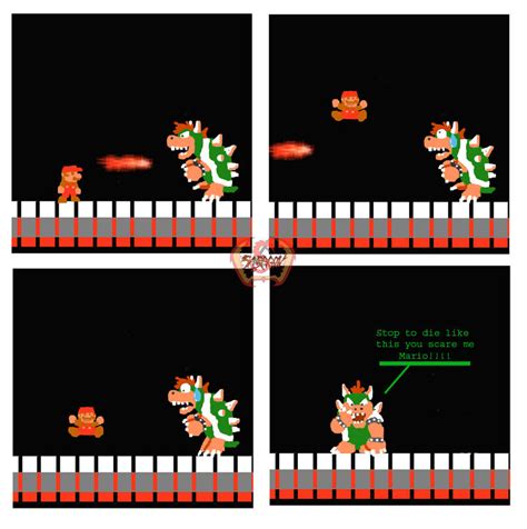 Bowser and Mario comic by Sandragon on DeviantArt