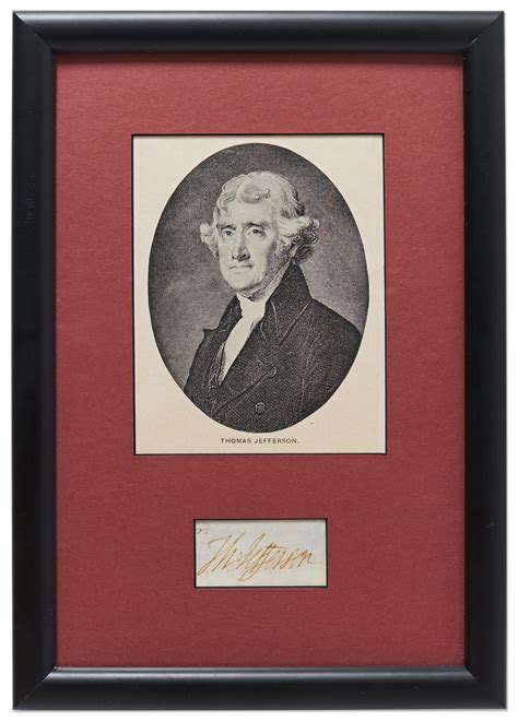 Lot Detail - Thomas Jefferson Signature