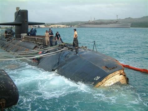 On 8 January 2005 USS San Francisco SSN-711 collided with an undersea ...