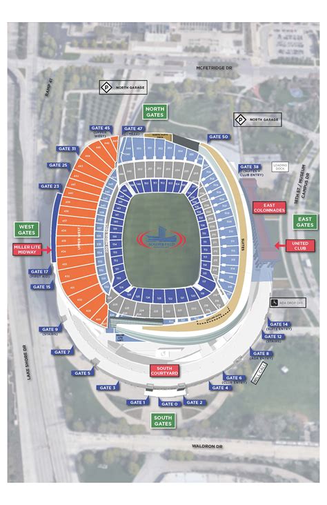 Seating Map | Soldier Field