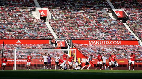 Manchester United v Sheffield United view of the stands 24 June 2020 ...