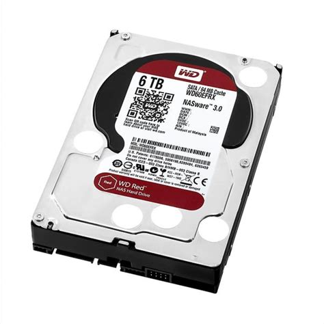 WD Red WD60EFRX 6TB 3.5" Intern harddisk - Elektronikk - CDON.COM