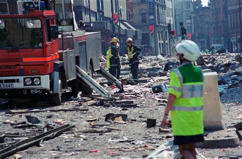 Unseen pictures of the aftermath of the Manchester IRA bomb ...