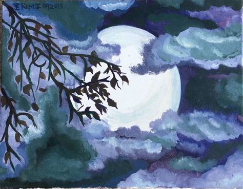 Harvest Moon Painting by Jayce Kim | Saatchi Art