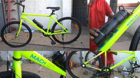 Mach City iBike Acid Green unboxing & assembling | City Terrain cycle for Adult | Easy Fitting ...