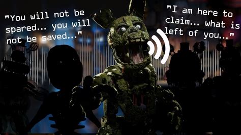 An Analysis Of Springtrap S Voice Lines From Fnaf Ar Special Delivery ...