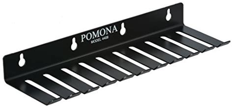 Pomona Electron 4408 Pom 10-slot Test Lead Rack Holder Black Steel No 2 Temper 1-2 Hard