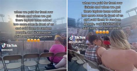 Taylor Swift Fans Thought They Bought Front Row Seats, But When They ...