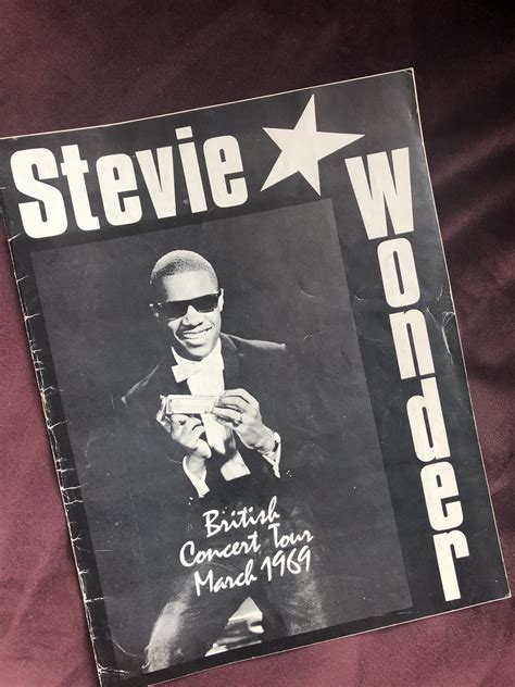 Stevie Wonder March 1967 tour programme - Soul Source