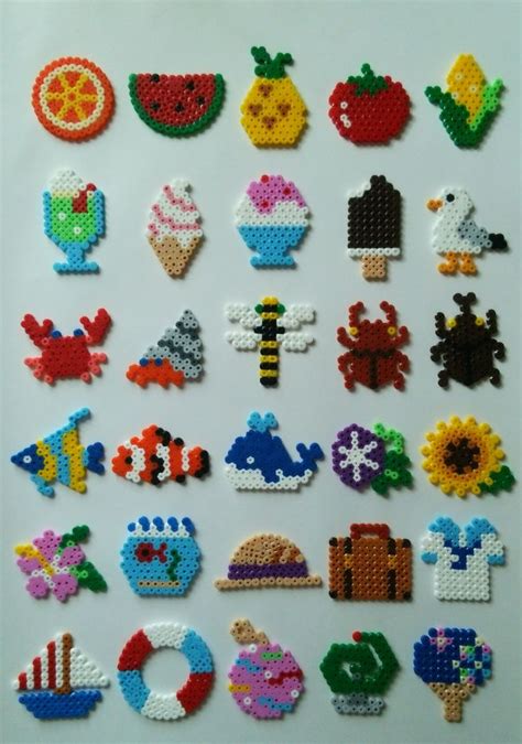 Image result for melty bead patterns for chili peppers | Melty bead patterns, Perler beads ...