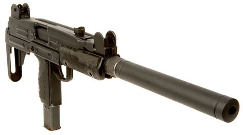 Deactivated Uzi with Silencer - Modern Deactivated Guns - Deactivated Guns