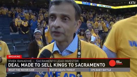 Vivek Ranadive excited about Sacramento Kings purchase