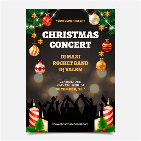 Christmas Concert Flyer Images - Free Download on Freepik