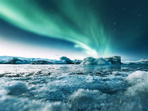 Aurora Borealis In Iceland At Jakulsarlon | See the northern lights, Northern lights, Nature ...