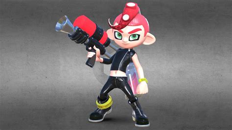 Male Octoling (Smash Ultimate style) - 3D model by JoeTE (@joetestrikesback) [e3dea94] - Sketchfab