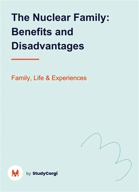 The Nuclear Family: Benefits and Disadvantages | Free Essay Example