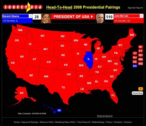 McCain 510 Electoral Votes, Obama 28 – Outside the Beltway