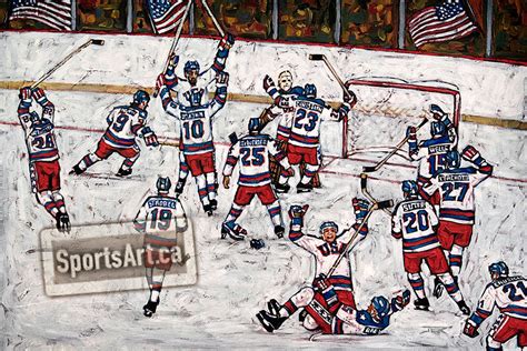 Miracle on Ice - Sports Art