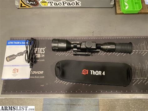 ARMSLIST - For Sale: Atn Thor 4 thermal scope