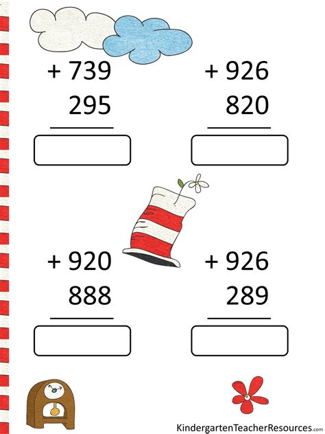 Free Dr Seuss Math Activities