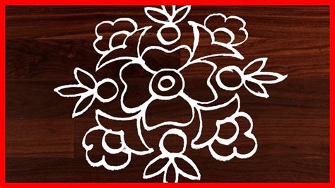 Simple Kolam Design Art | Easy Rangoli Designs | Latest Rangavalli | Rangoli Art #247 - YouTube