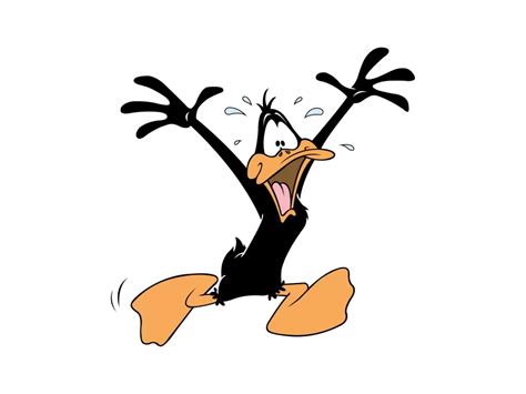 Daffy Duck Vector PNG vector in SVG, PDF, AI, CDR format