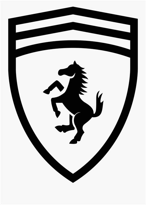 Icona Ferrari Download Gratuito Png E Vettoriale Rh - Ferrari Logo Black And White , Free ...