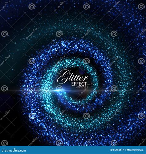 Magic Glowing Trails of Particles. Stock Vector - Illustration of space, shimmer: 86468147