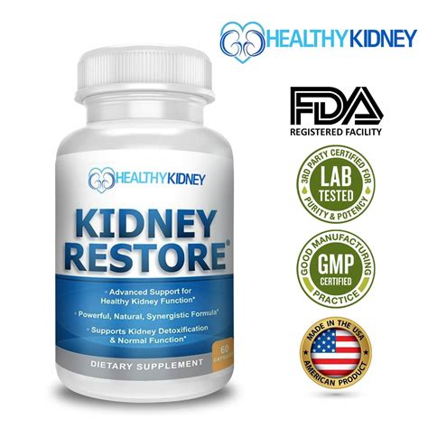 Kidney Restore - Best Kidney Supplement and Natural Kidney Remedy