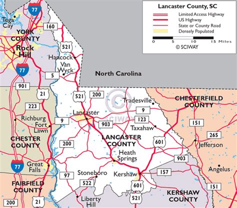 Lancaster Places - Cities, Towns, Communities near Lancaster, South Carolina