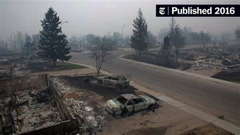 In Fort McMurray, Fire Leaves a Black Line of Destruction - The New ...