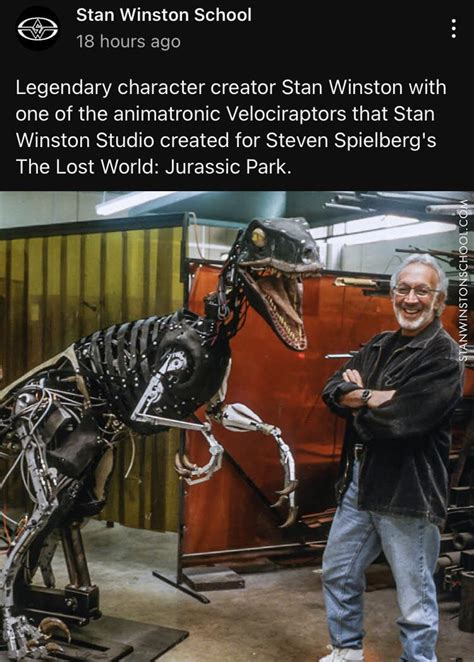 Stan Winston Jurassic Park Velociraptor animatronic : r/Animatronics