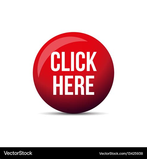 Click here button Royalty Free Vector Image - VectorStock