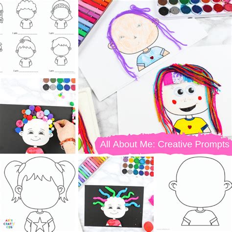 All About Me Drawing Activity for Kids - Arty Crafty Kids