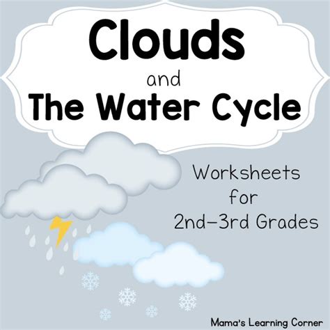 Cloud Worksheets For First Grade