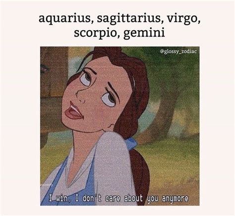 aquarius, saggitarius, virgo, scorpio & gemini | Zodiac signs funny, Virgo memes, Gemini life