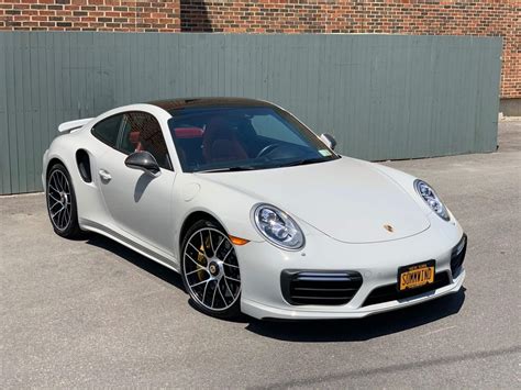 Place Bid - 2018 Porsche 911 Turbo S Chalk w/ Red Interior | PCARMARKET