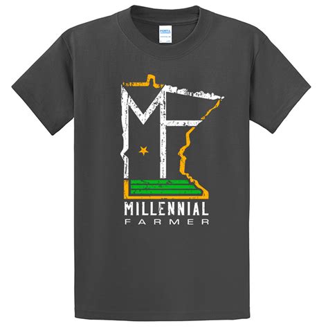 (TALL) Millennial Farmer Logo Tee - Farm Focused