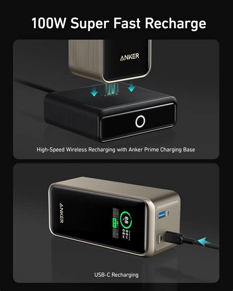 Anker Prime 20,000mAh Power Bank (200W) with 100W Charging Base - Anker US