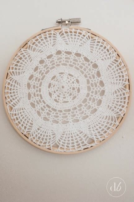 Lace Doily Embroidery Hoops - Dwell Beautiful