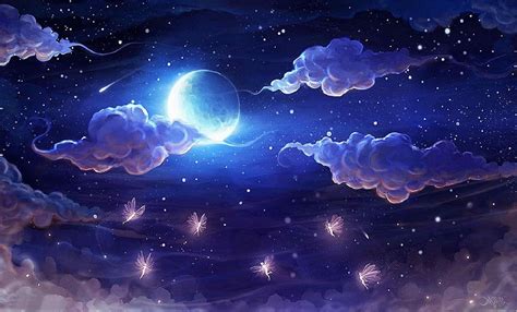 Sky And Moon Wallpapers - Wallpaper Cave