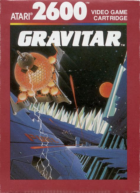 Gravitar (1983) Atari 2600 box cover art - MobyGames