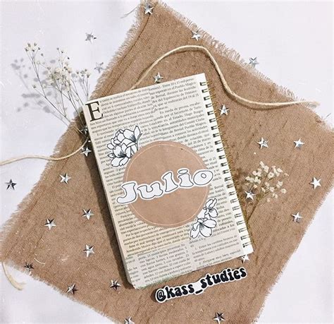 Portada aesthetic bullet journal en 2020 | Portadas de cuadernos ...