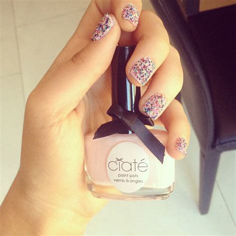 Ariana Grande Pink Beads Nails | Steal Her Style